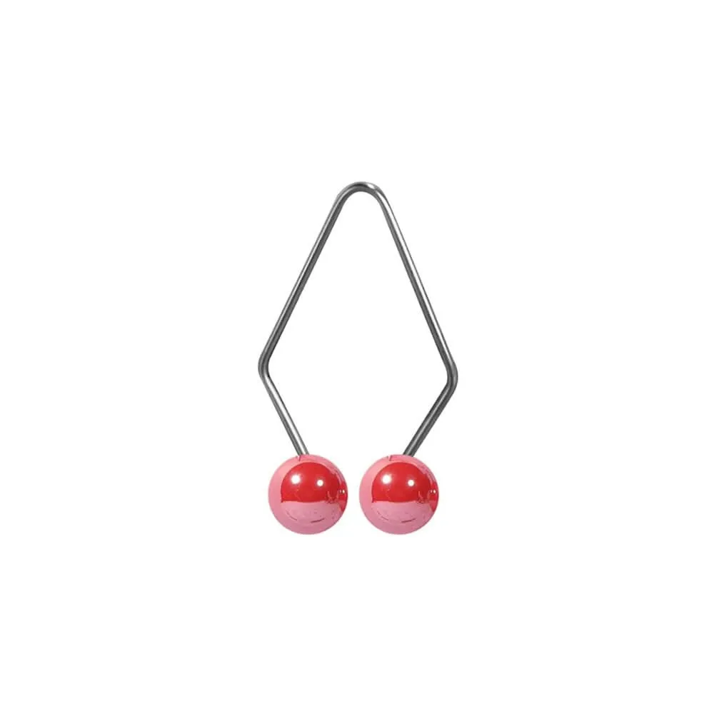 1 pc. Facial Dimple Trainer with Lip Studs - Red