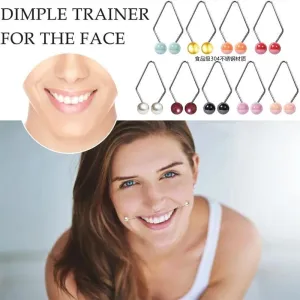 1 pc. Facial Dimple Trainer with Lip Studs - Red