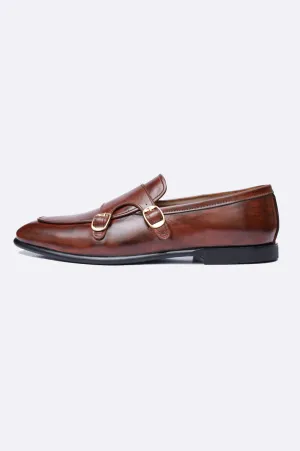 1680 MST Brown Patina Moccasin