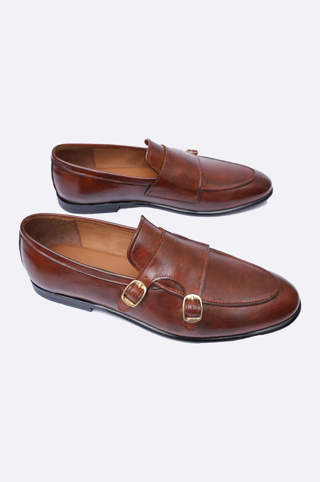 1680 MST Brown Patina Moccasin