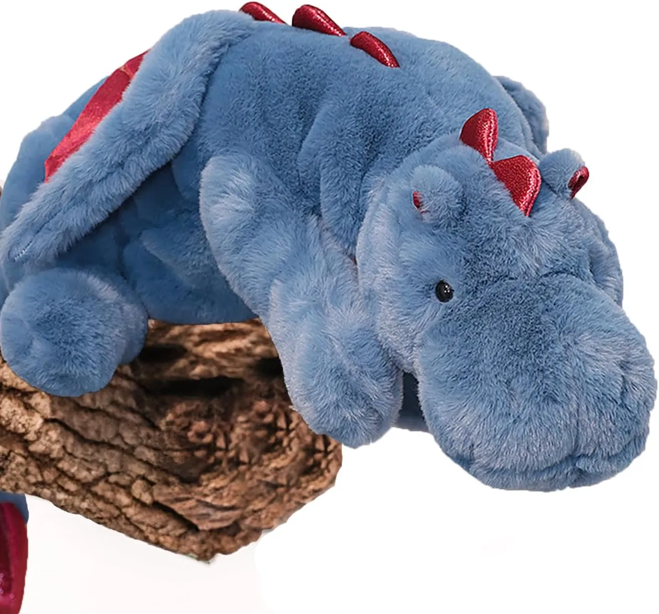 40In 2Lb Weighted Stuffed Animals,Cute Plush Dragon,Weighted Stuff Dinosaur Toy for Kids Adult Gift or Decoration (2lb, Blue)