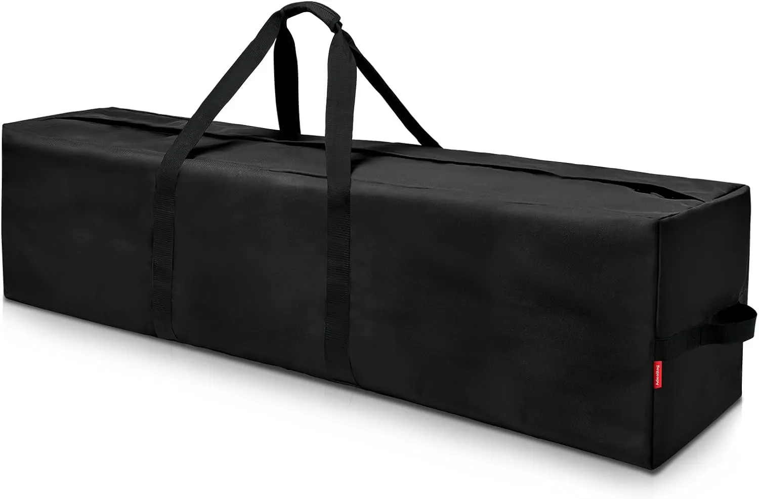 48'' Sports Duffle Bag - Extra Large Travel Duffel Tote Bag Gym Overnight Weekender Shopping Christmas Tree Bag with 2-Way Durable Zippers Water Resistant, Black, 2 Pack