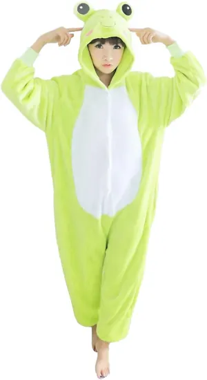 Adult Christmas Onesie Costume Animal Onesie Pajamas Flannel Plush One Piece Cosplay Suit for Men Women Unisex