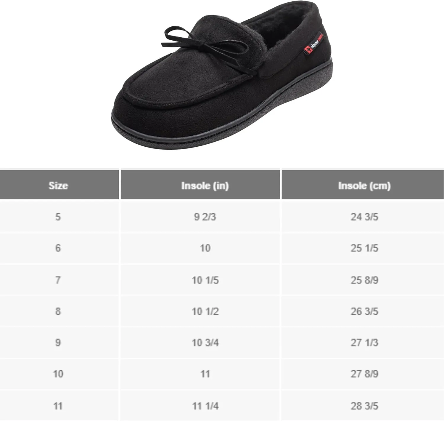 Alpine Swiss Vayla Womens Moccasin Slippers Warm Shearling Comfortable House Shoes