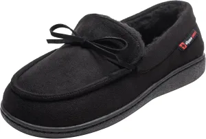Alpine Swiss Vayla Womens Moccasin Slippers Warm Shearling Comfortable House Shoes