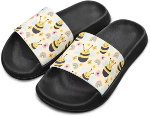 Animal Print Summer Slippers Boys Girls Beach Pool Slides Sandals Kids Water Shoes EVA Anti Slip Shower Bathroom Slipper Comfort Footbed House Sandal
