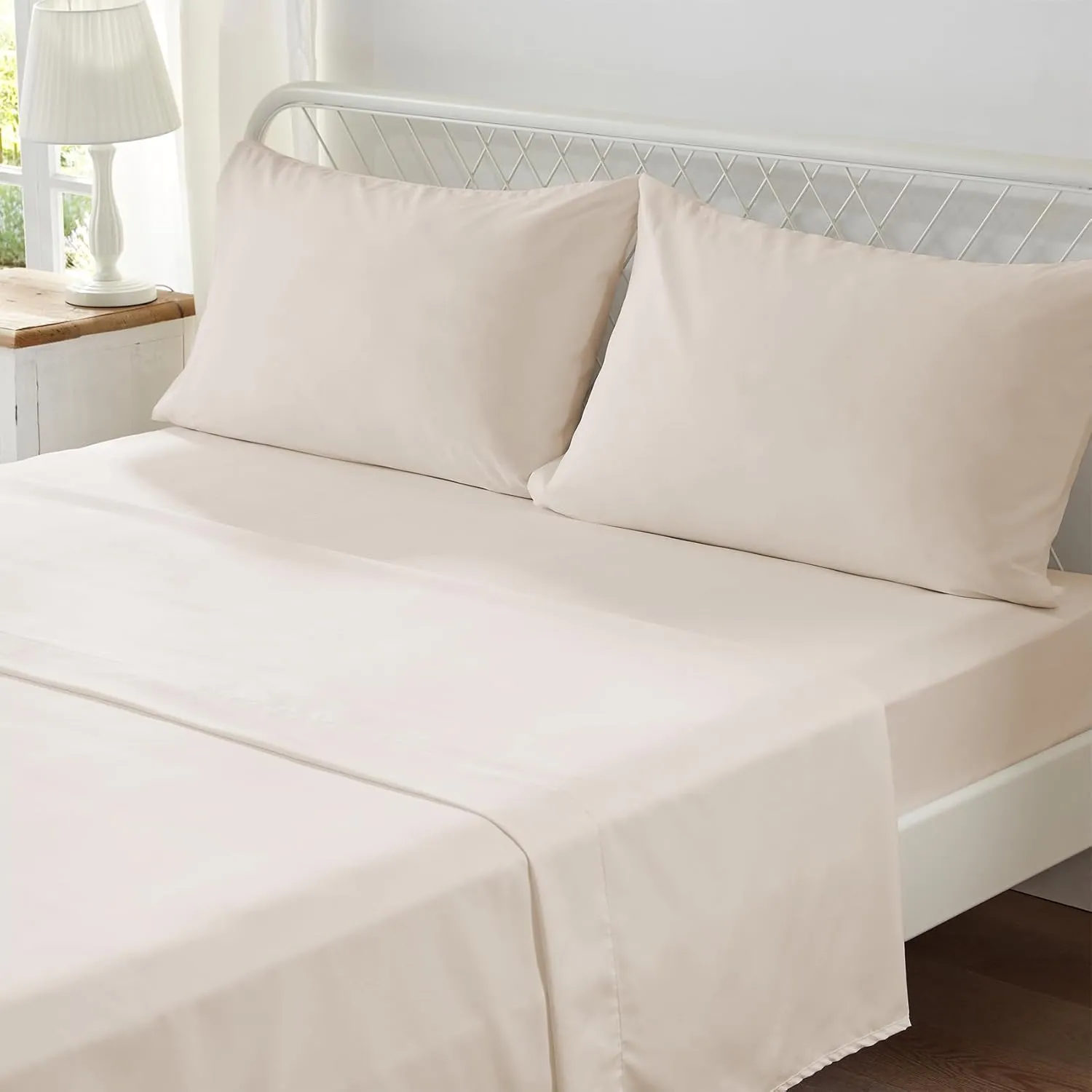 Anluoer Twin Comforter Set, Khaki Tufted Bed in a Bag 5 Pieces with comforters and Sheets, All Season Bedding Sets with 1 Comforter, 1 PillowShams, 1 Pillowcases, 1 Flat Sheet, 1 Fitted Sheet