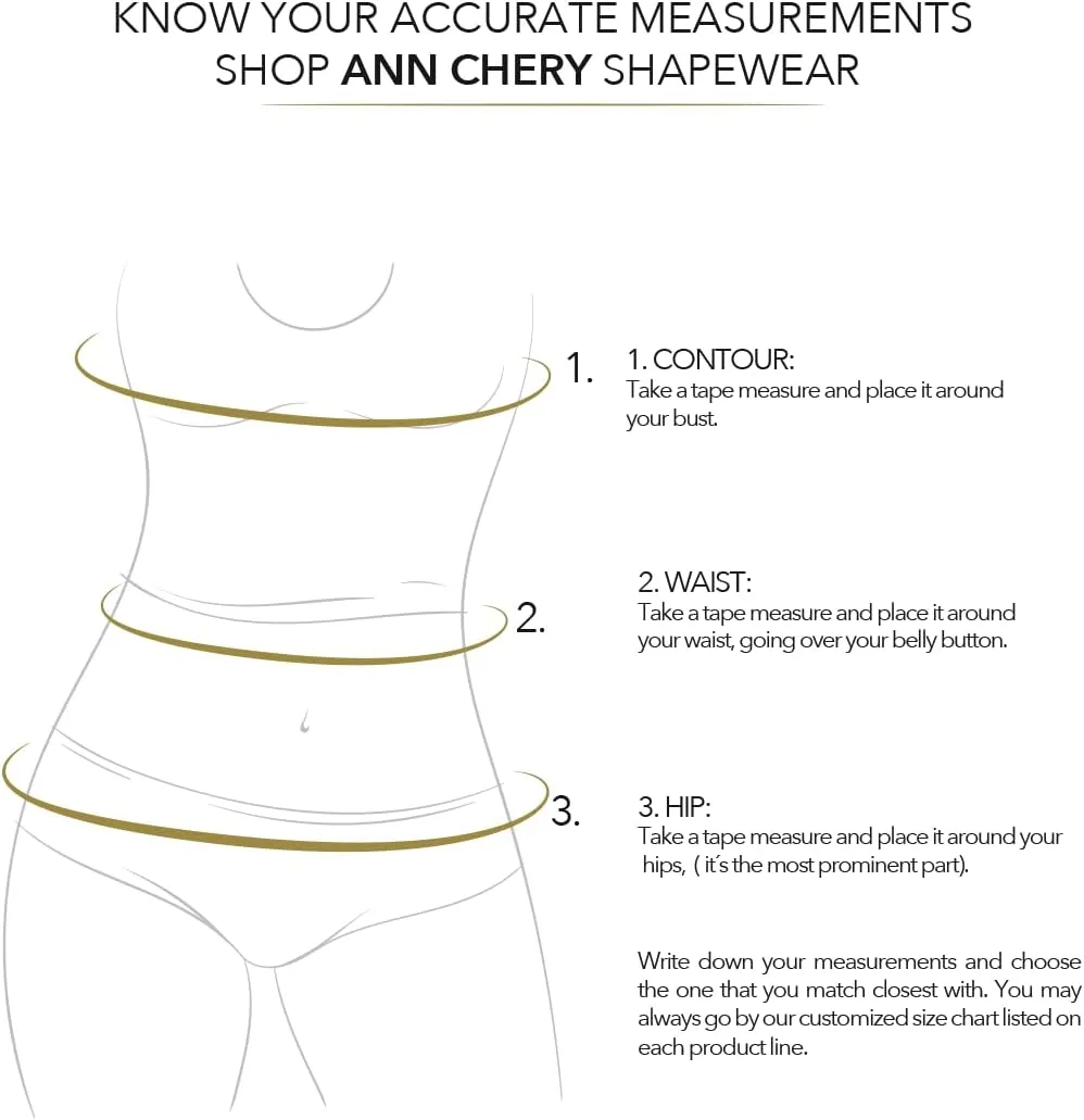 Ann Chery Corset Waist Trainer for Women’s Weight Loss - Colombian Waist Cincher - 2 Hook Latex Body Shaper
