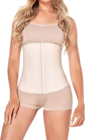 Ann Chery Corset Waist Trainer for Women’s Weight Loss - Colombian Waist Cincher - 2 Hook Latex Body Shaper