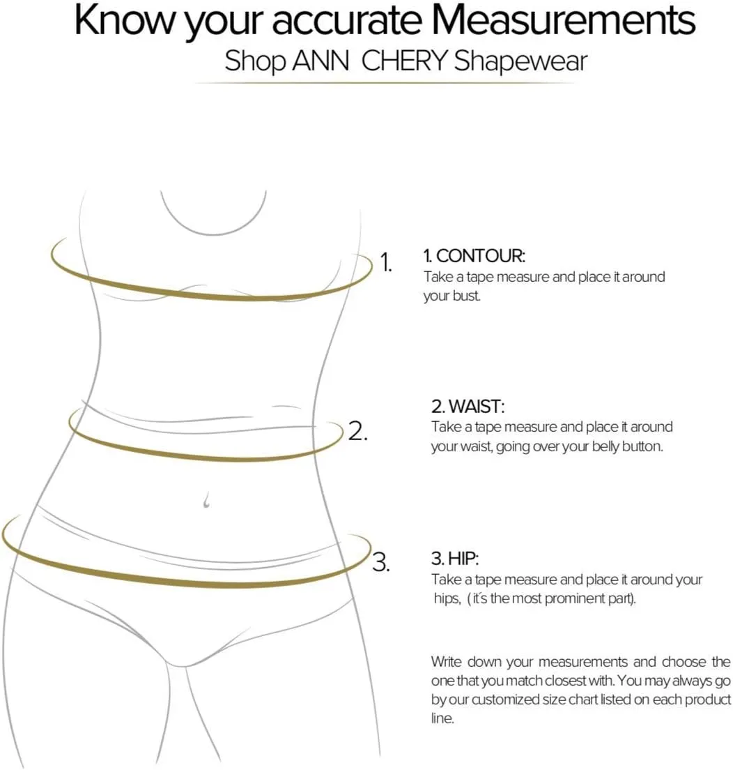 Ann Chery Corset Waist Trainer for Women’s Weight Loss - Colombian Waist Cincher - 3 Hook Latex Body Shaper