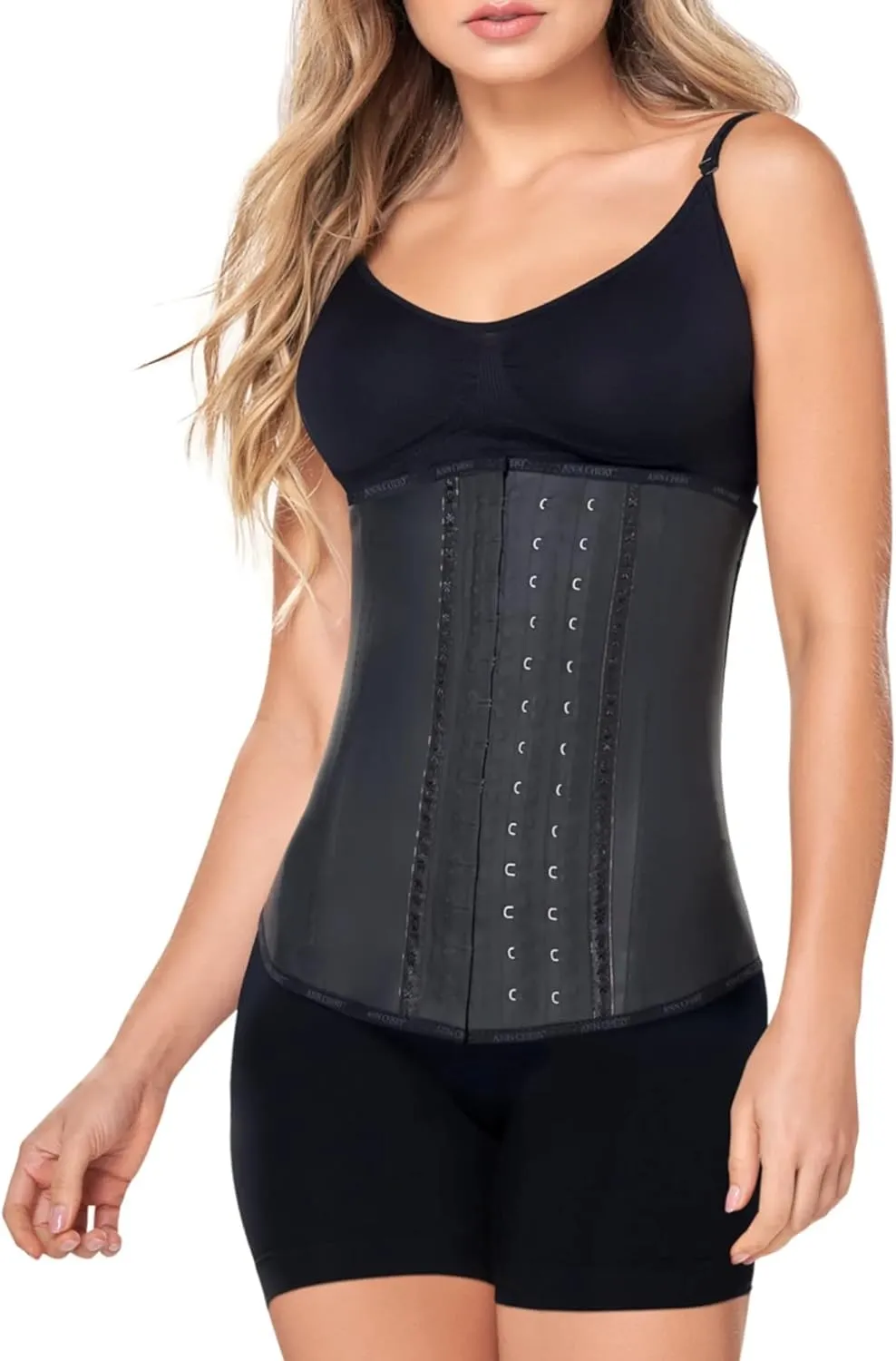 Ann Chery Corset Waist Trainer for Women’s Weight Loss - Colombian Waist Cincher - 3 Hook Latex Body Shaper