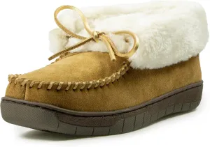 ARIAT Women's Indoor/Outdoor Warm Comfortable Dorothea Ankle Moccasin with Genuine Suede Leather Upper