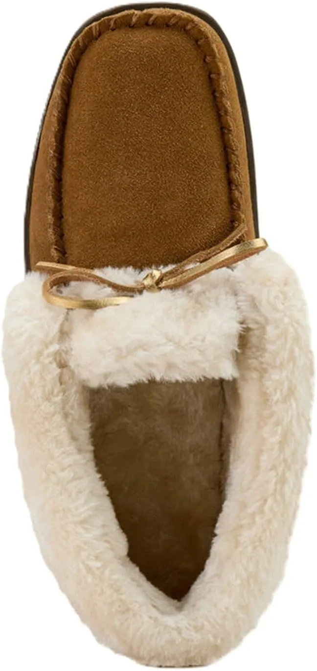 ARIAT Women's Indoor/Outdoor Warm Comfortable Dorothea Ankle Moccasin with Genuine Suede Leather Upper