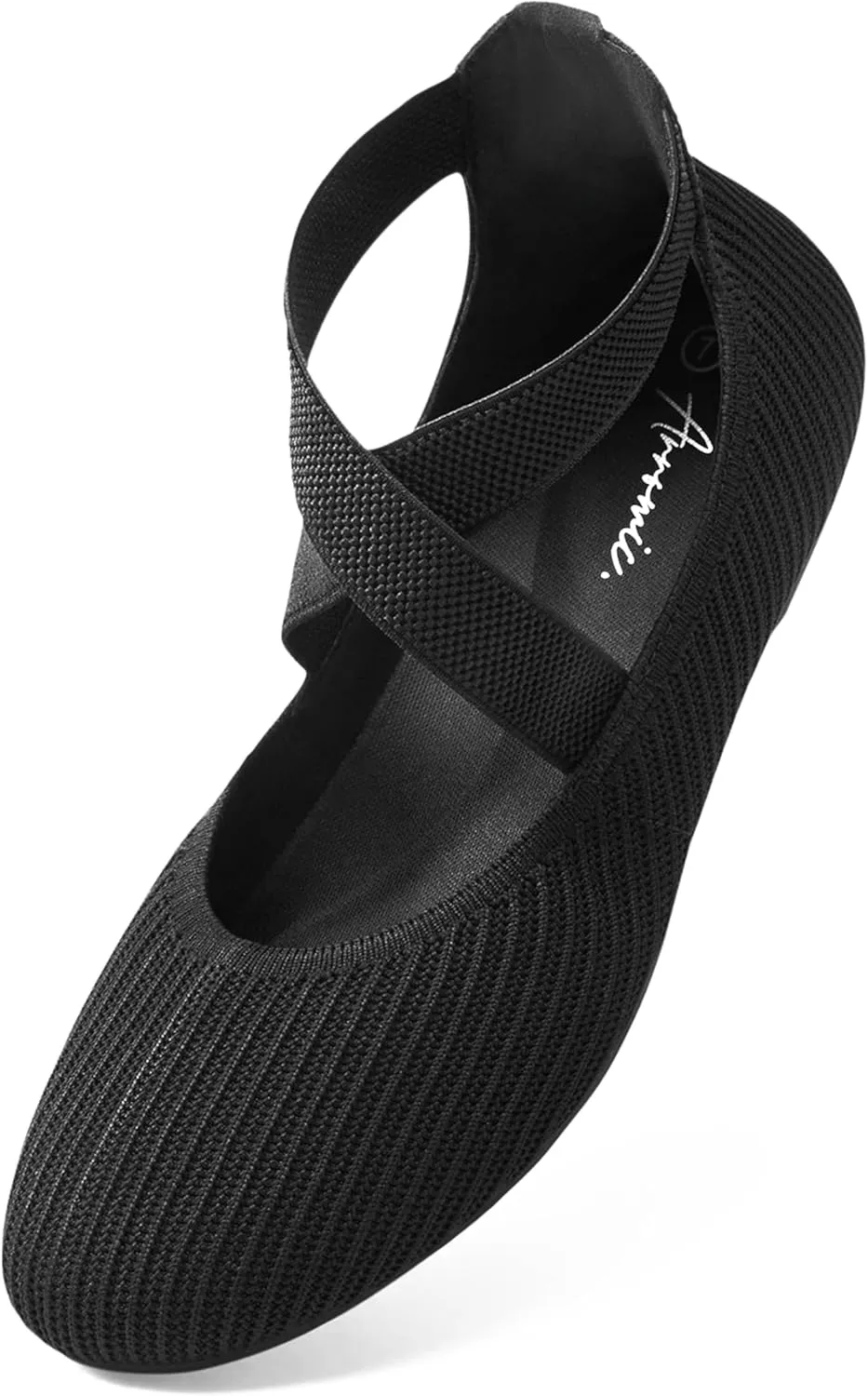 Arromic Flats for Women Round Toe Ballet Flats with Ankle Straps Ballerina Flat Shoes Women Dressy Comfortable for Work Wedding Office Casual