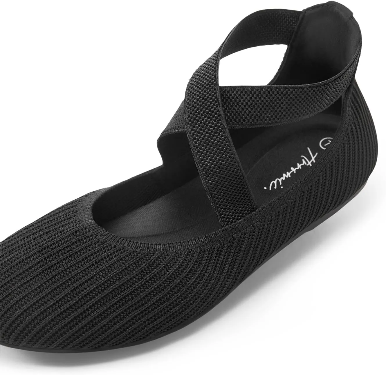Arromic Flats for Women Round Toe Ballet Flats with Ankle Straps Ballerina Flat Shoes Women Dressy Comfortable for Work Wedding Office Casual