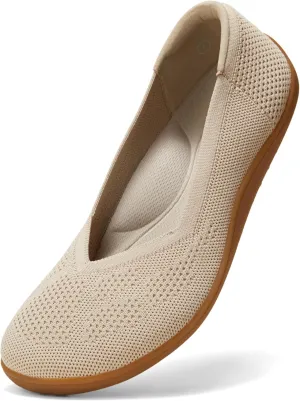 Arromic Women Flats Comfortale V-Cut Flat Shoes for Women Ballet Flats Wide Toe Box
