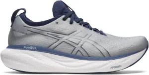 Asics Men's Gel-Nimbus 25 Running Shoes, 7.5, Sheet Rock/Indigo Blue