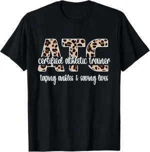 ATC Certified Athletic Trainer Athletic Training T-Shirt
