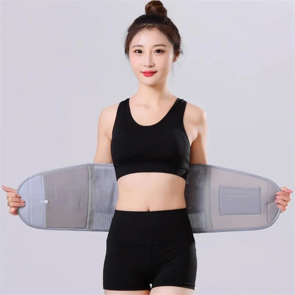 Back Support Brace For Lower Back Pain Relief, Men Women Adjustable Lumbar Decompression Belt Breathable Sports Fitness Waist Trainer For Herniated Disc, Scoliosis