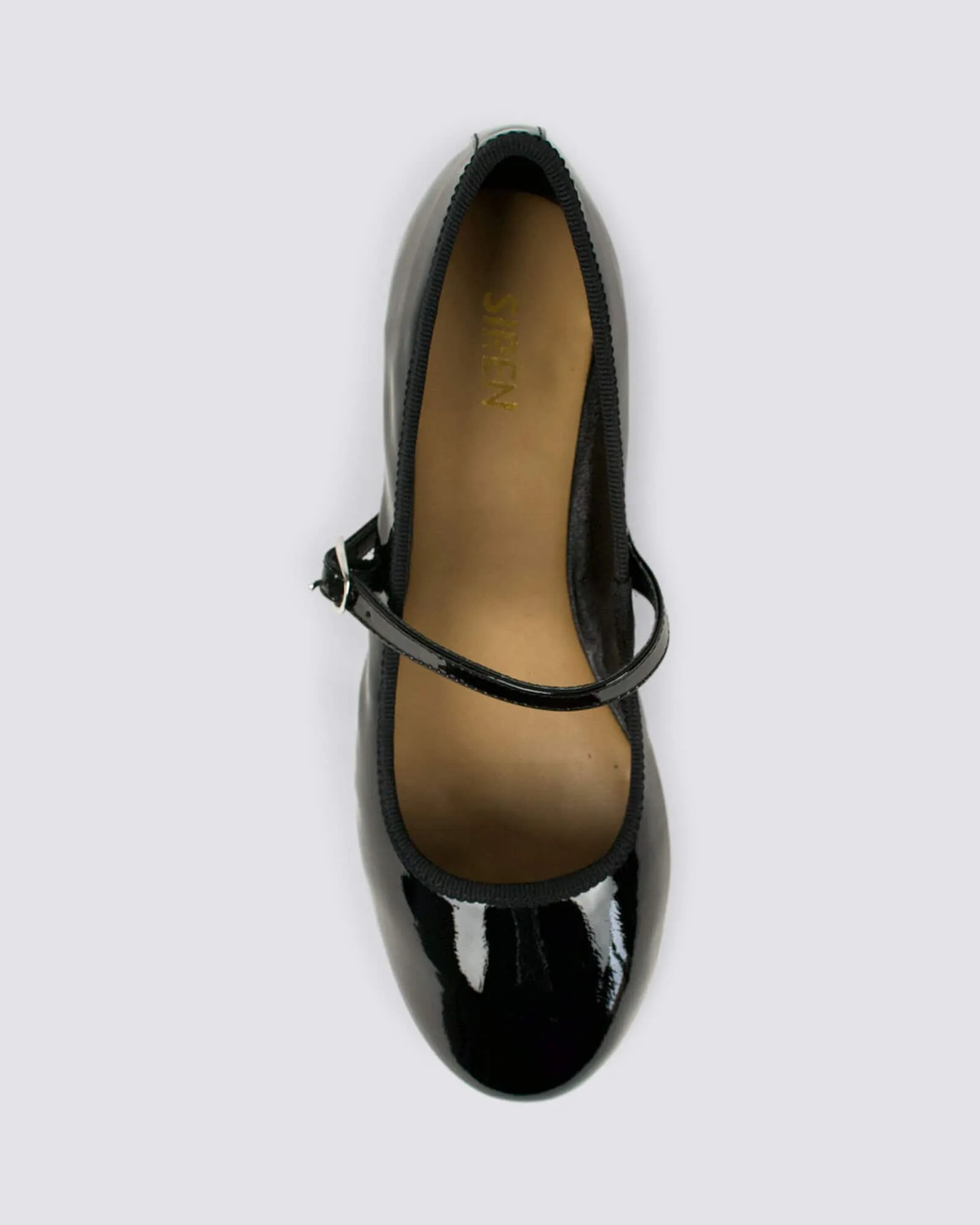 BAILEY BALLET FLATS BLACK PATENT