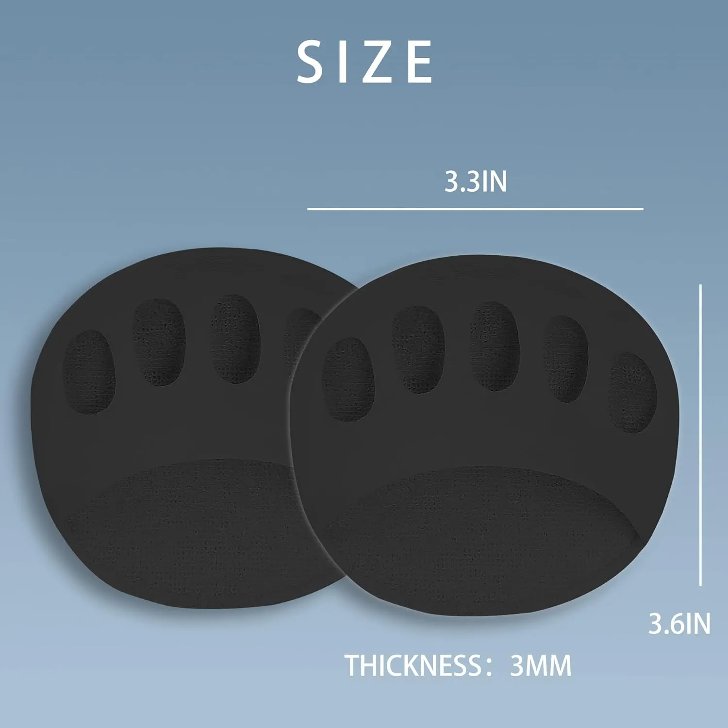 Ball of Foot Cushions (7Pairs Color) - Metatarsal Pads Invisible Socks for Women and Men Soft Gel Ball of Foot Pads Reusable Cushions for Pain Relief Forefoot Pad