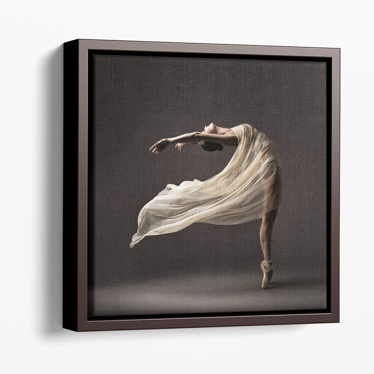 Ballerina Dancing - Canvas Print Wall Art