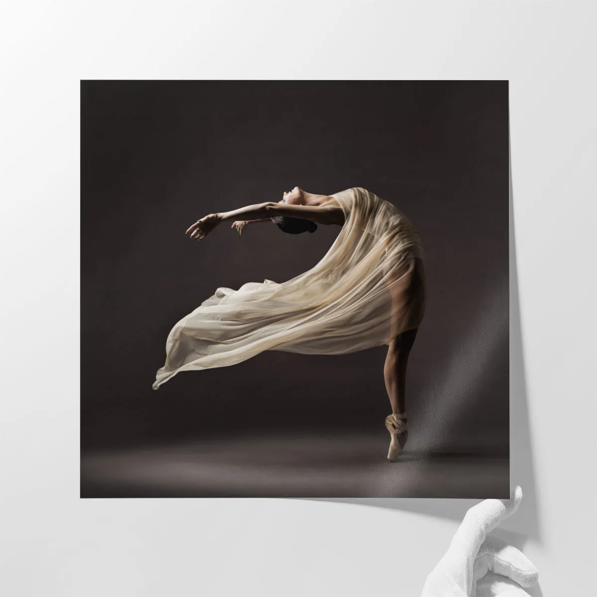 Ballerina Dancing - Canvas Print Wall Art