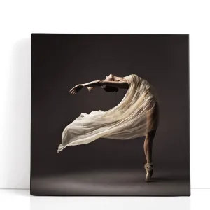 Ballerina Dancing - Canvas Print Wall Art