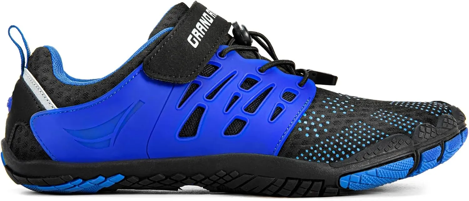 Barefoot Shoes Men Minimalist Cross-Trainer | Wide Toe Zero Drop Shoes for Wrestling Boxing Weightlifting Walking Fitness Trail Running Gym Training