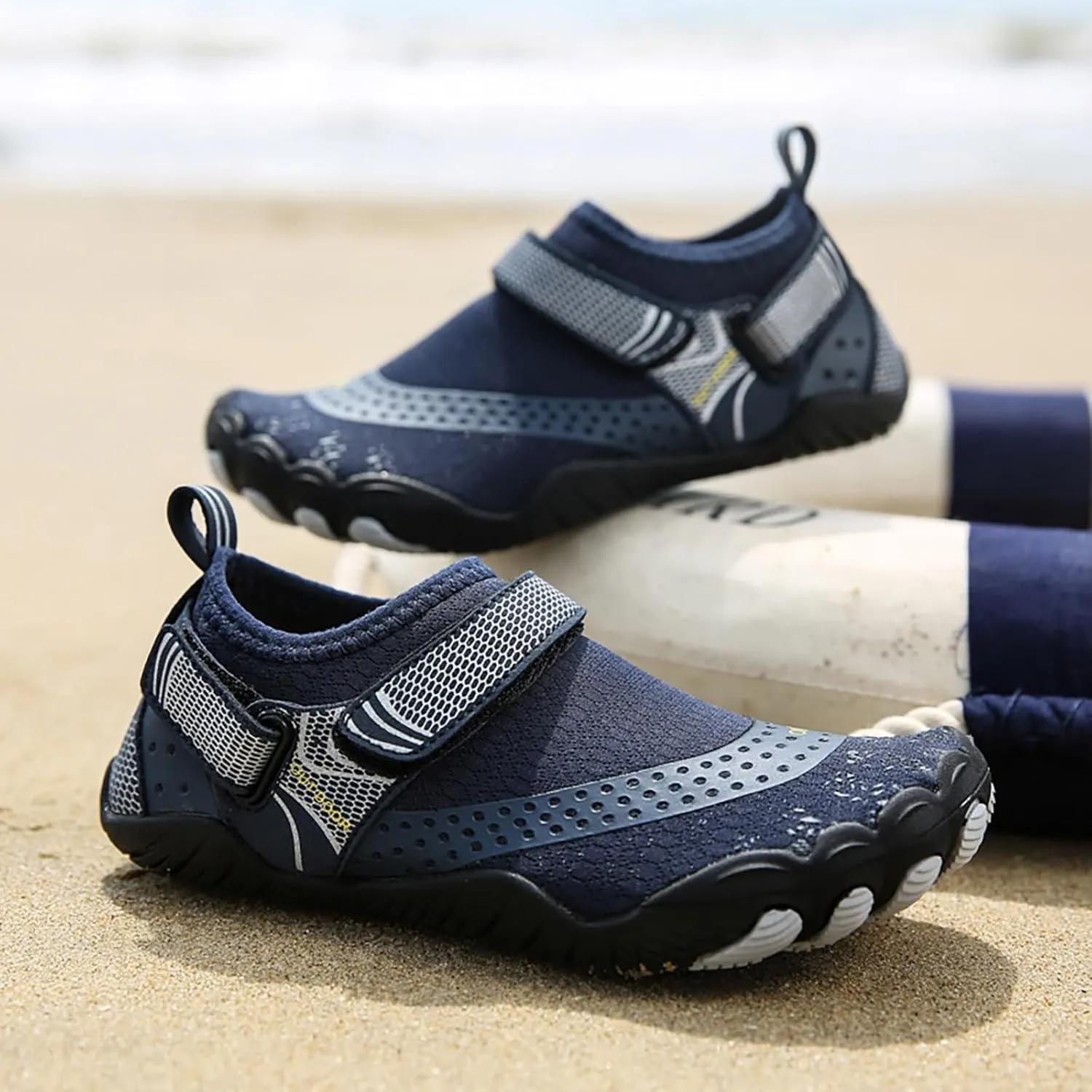 Barefoot Water Shoes Men Women Quick Dry Aqua Swim Beach Pool Surf Hiking Kayaking Outdoor Sports Shoes Lightweight Non Slip Breathable