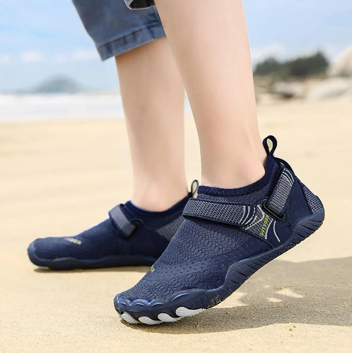 Barefoot Water Shoes Men Women Quick Dry Aqua Swim Beach Pool Surf Hiking Kayaking Outdoor Sports Shoes Lightweight Non Slip Breathable