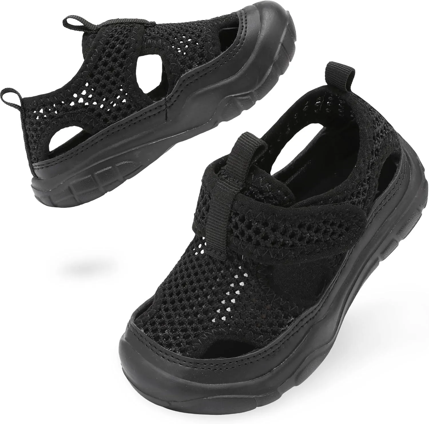 BARERUN Kids Water Shoes Boys Girls Barefoot Aqua Socks for Swim Surf Pool Beach Sport Lightweight Breathable Sandal Athletic Slip-On Sneaker for Toddler Outdoor Indoor