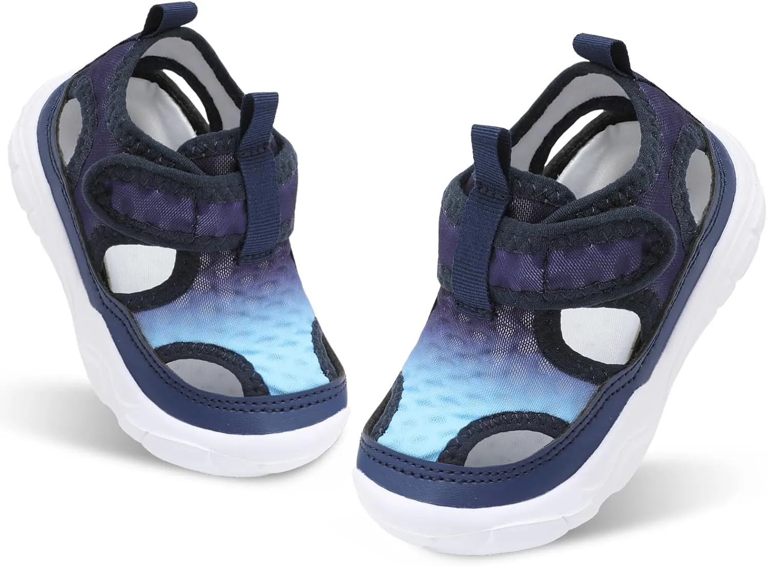 BARERUN Kids Water Shoes Boys Girls Barefoot Aqua Socks for Swim Surf Pool Beach Sport Lightweight Breathable Sandal Athletic Slip-On Sneaker for Toddler Outdoor Indoor