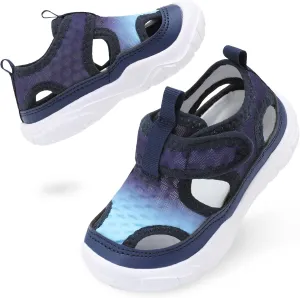 BARERUN Kids Water Shoes Boys Girls Barefoot Aqua Socks for Swim Surf Pool Beach Sport Lightweight Breathable Sandal Athletic Slip-On Sneaker for Toddler Outdoor Indoor