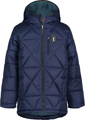 BASS OUTDOOR Boys' Heavy Weight Diagonal Quilted Puffer Coat