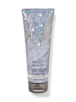 Bath & Body Works Ultimate Hydration Body Cream Gift Set For Women, 8 Fl Oz (Ballet Nights)