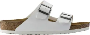 Birkenstock Arizona Sandal - Women's White Birko-Flor, 39.0