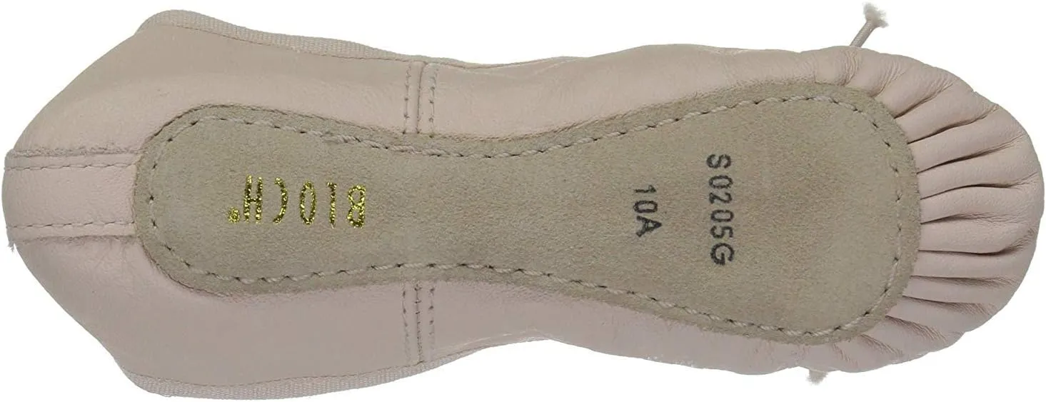 Bloch unisex-child Bloch Dance Girl's Dansoft Full Sole Leather Ballet Slipper/Shoe