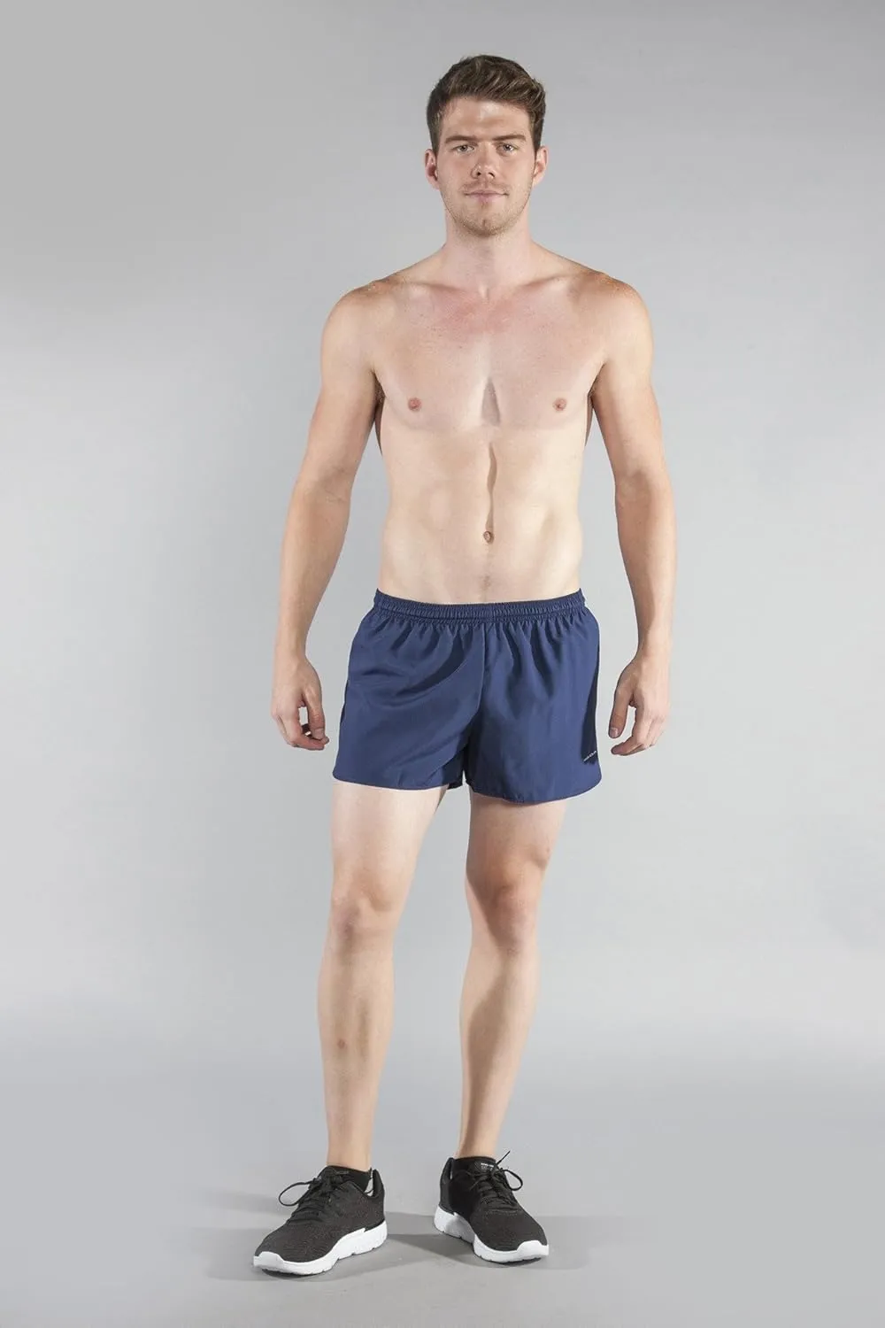 BOA Mens 3" Half Split Trainer Solid Running Short (1206B)
