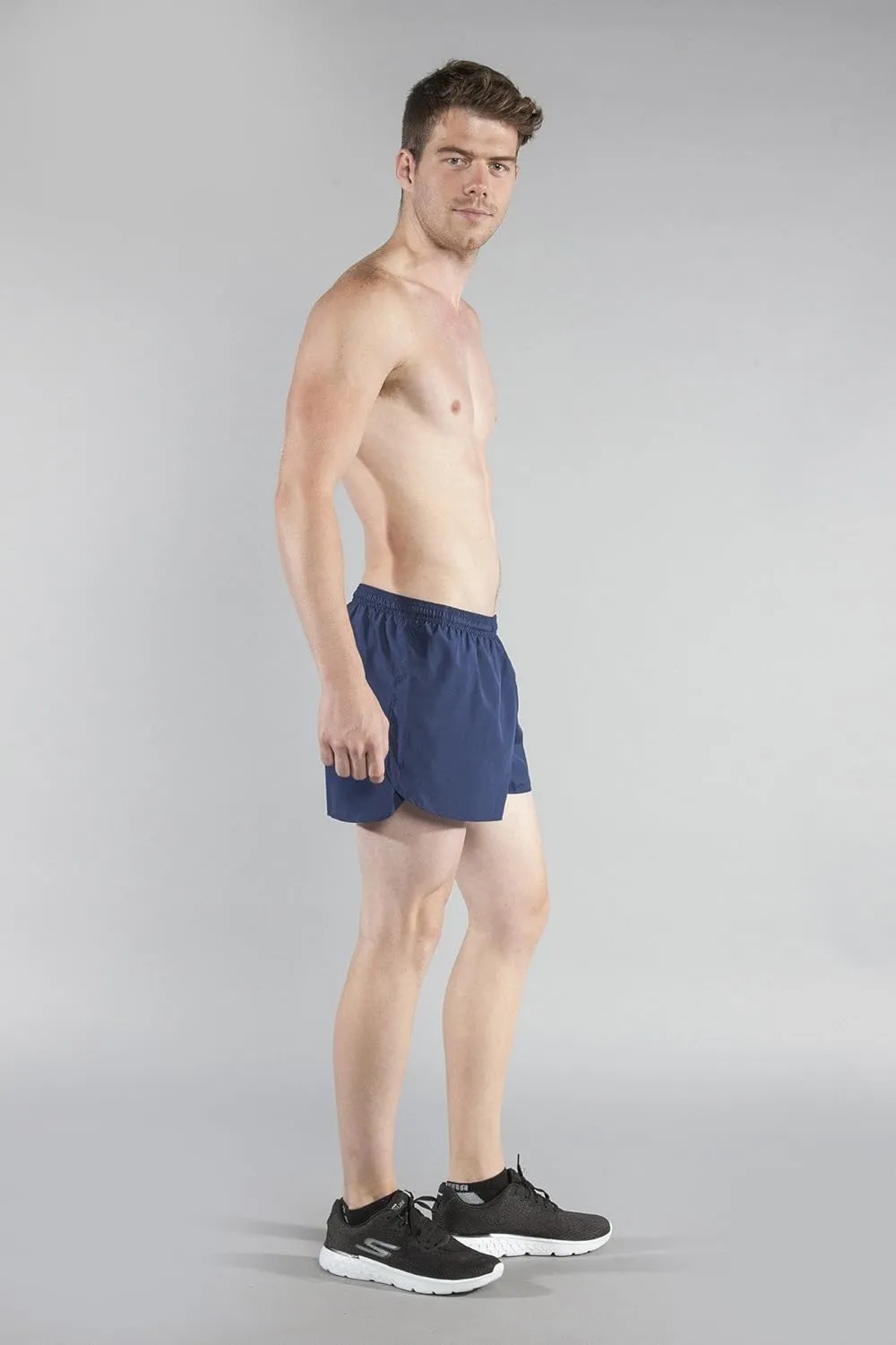 BOA Mens 3" Half Split Trainer Solid Running Short (1206B)
