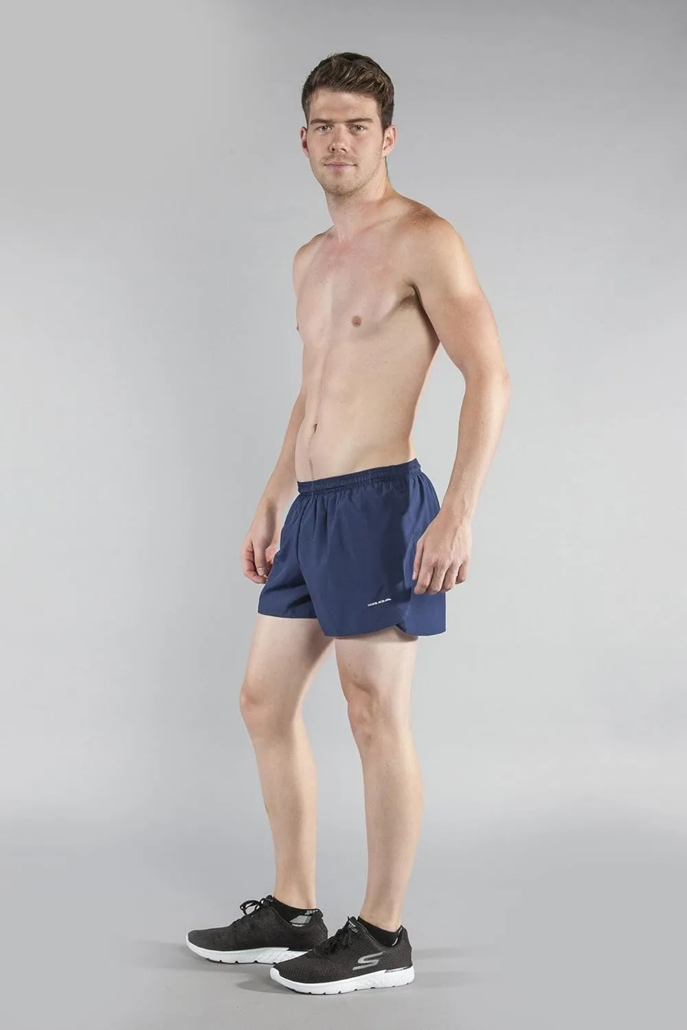 BOA Mens 3" Half Split Trainer Solid Running Short (1206B)