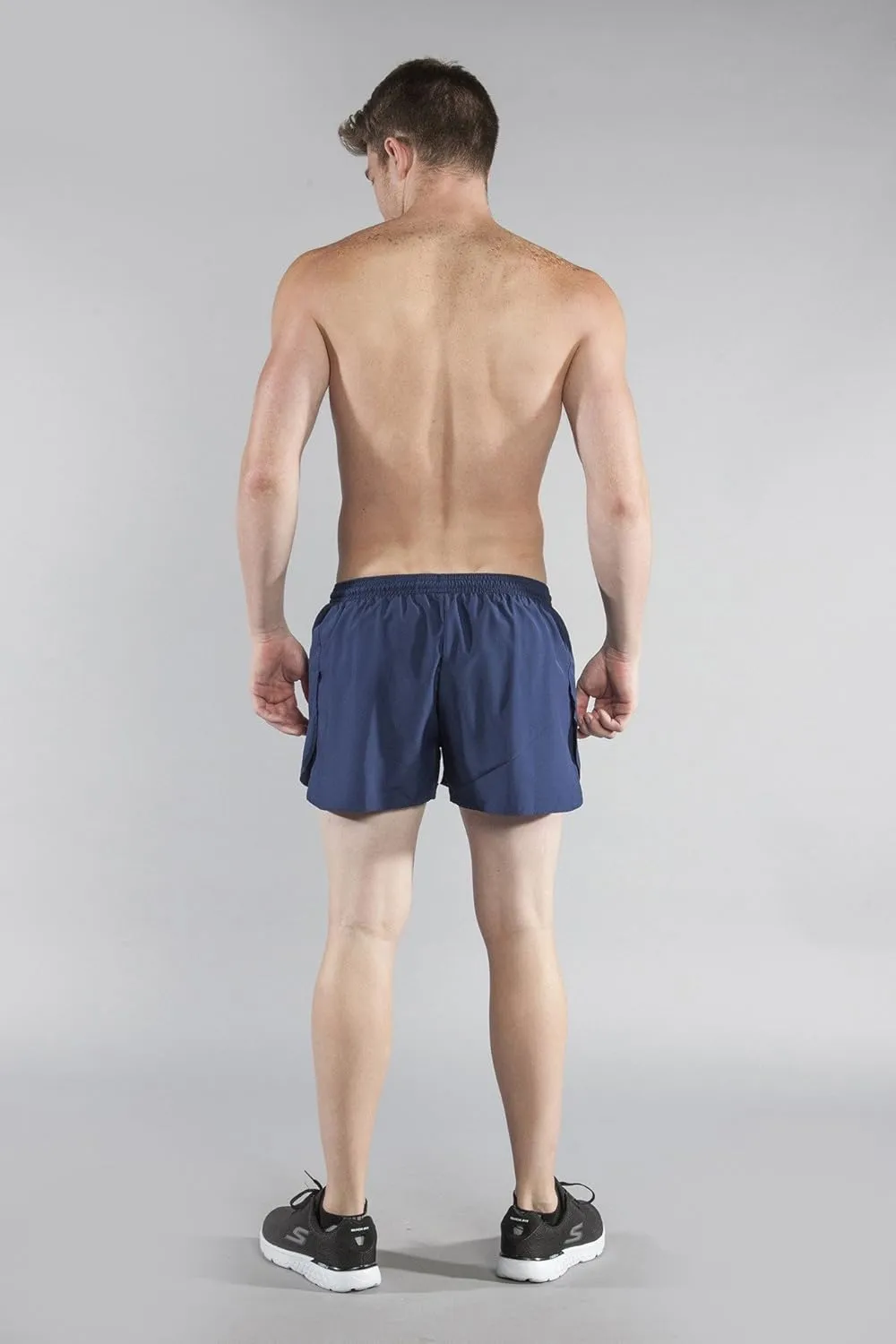 BOA Mens 3" Half Split Trainer Solid Running Short (1206B)
