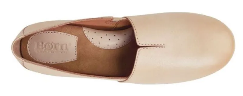 Born Nude Womens Sebra Slip On Flats SEBRA-NUDE