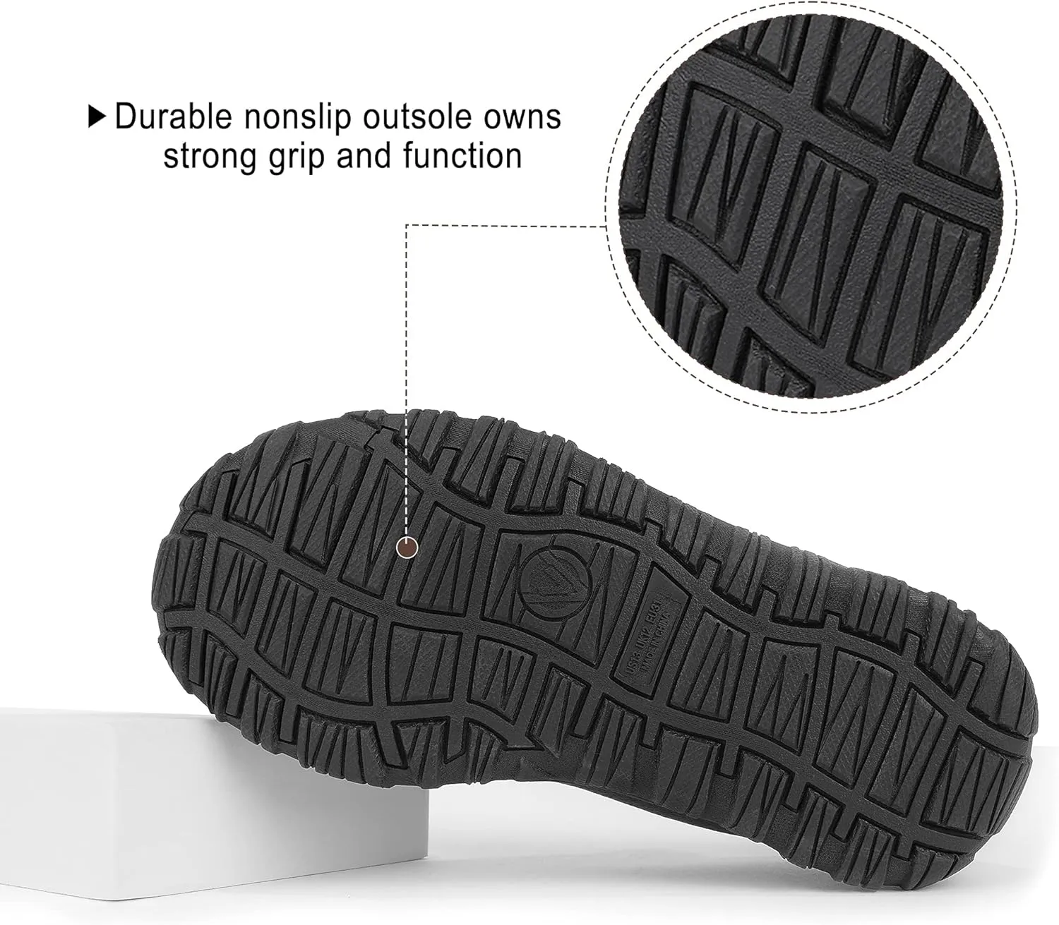 Boys & Girls Moccasin Memory Foam Kids House Slippers - Nonslip Indoor & Outdoor