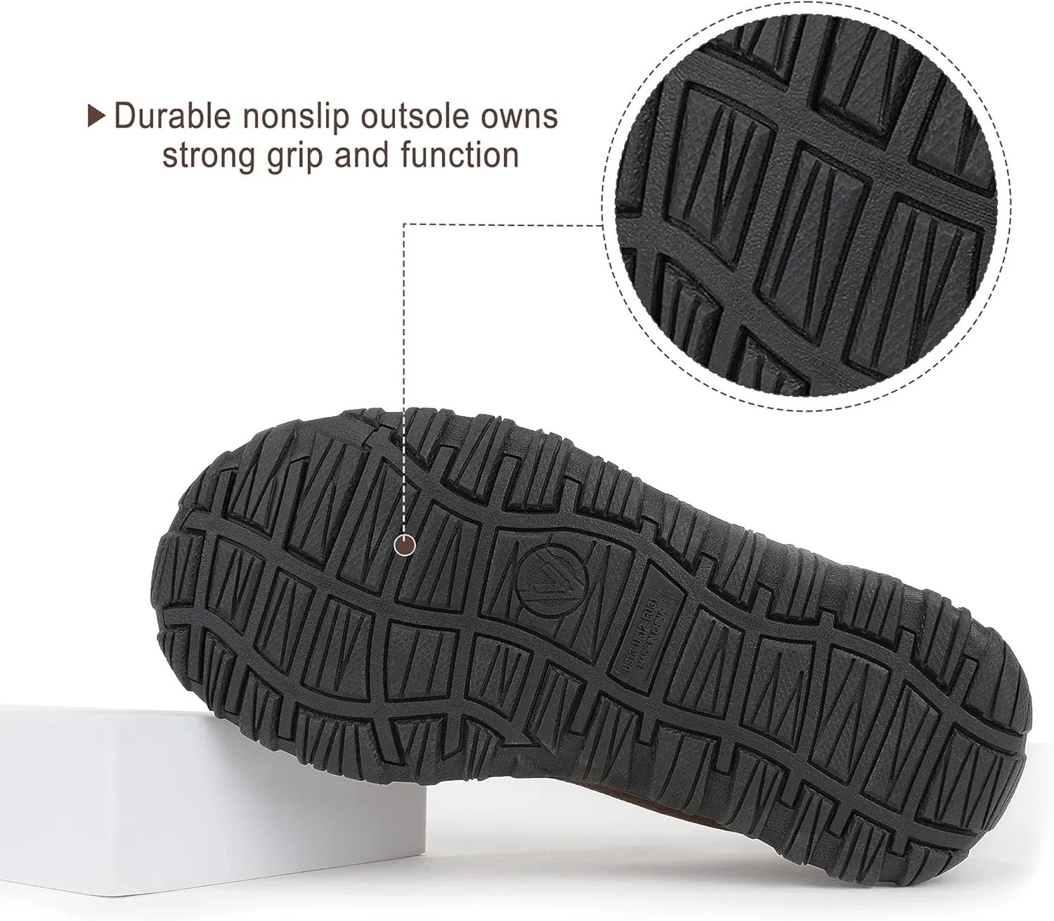 Boys & Girls Moccasin Memory Foam Kids House Slippers - Nonslip Indoor & Outdoor