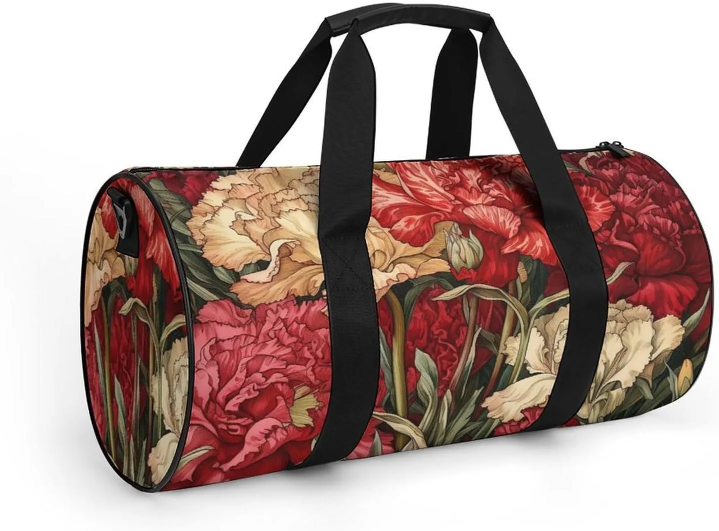 Brightly Colored Flowers Duffel Bag for Men Women Gym Bag Sports Small Overnight Bag for Travel Weekender, 17.7in/9in/9in, XB0606009