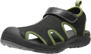 CAMEL CROWN Men's Mesh Hiking Sandals Closed-Toe Beach Sandal for Athletic Outdoor Summer Waterproof