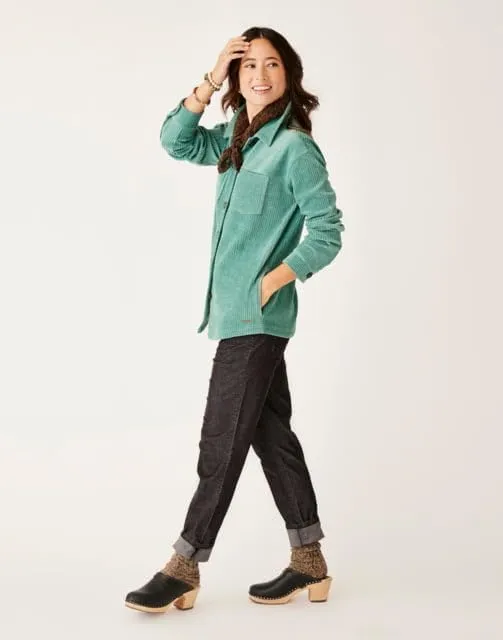 Carve Designs Women's Hudson Stretch Cord Shacket