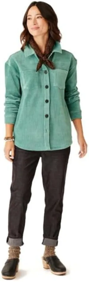 Carve Designs Women's Hudson Stretch Cord Shacket
