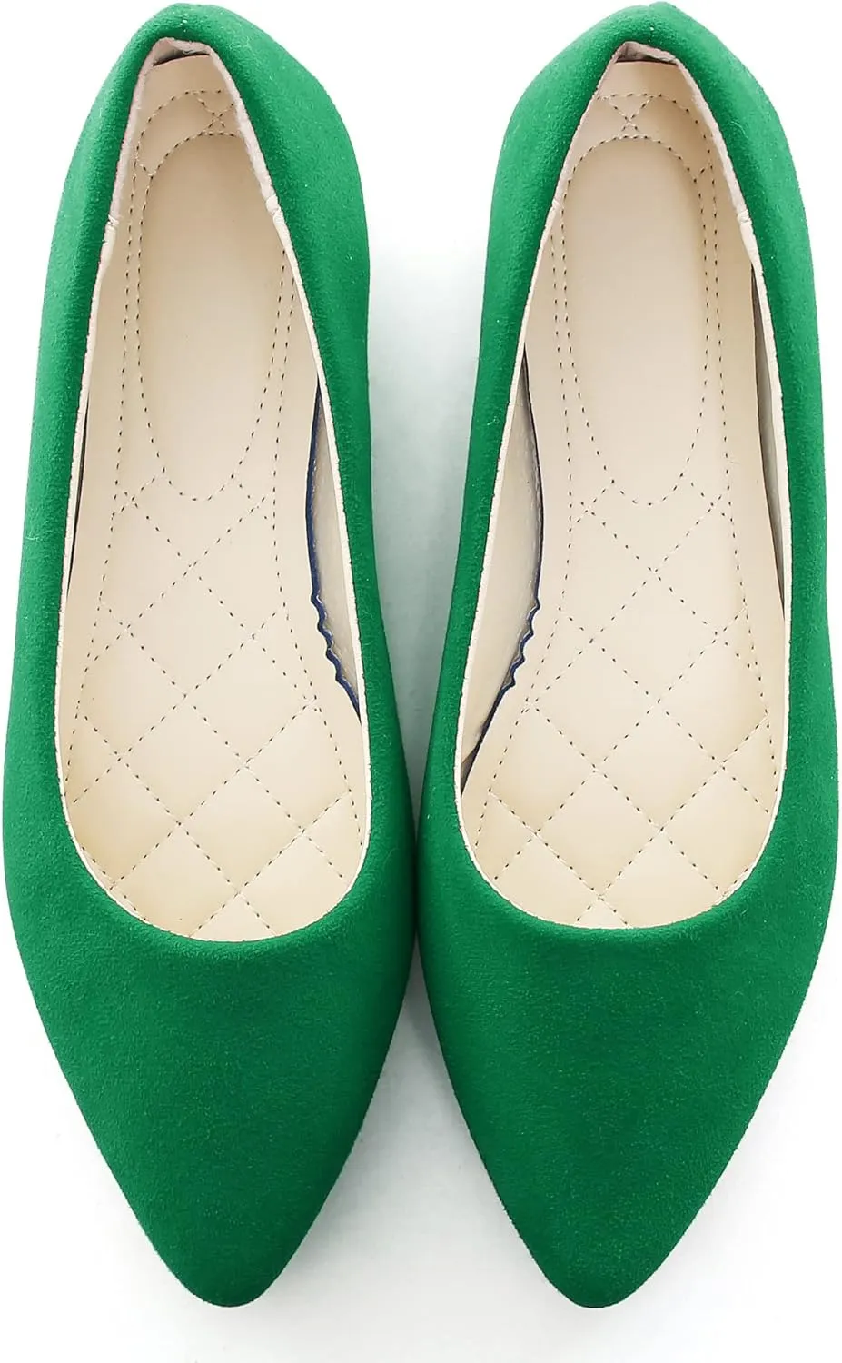 ChaiRong Zhou Women Pointed Toe Ballets Flats Comfort Slip On Walking Shoes for Driving